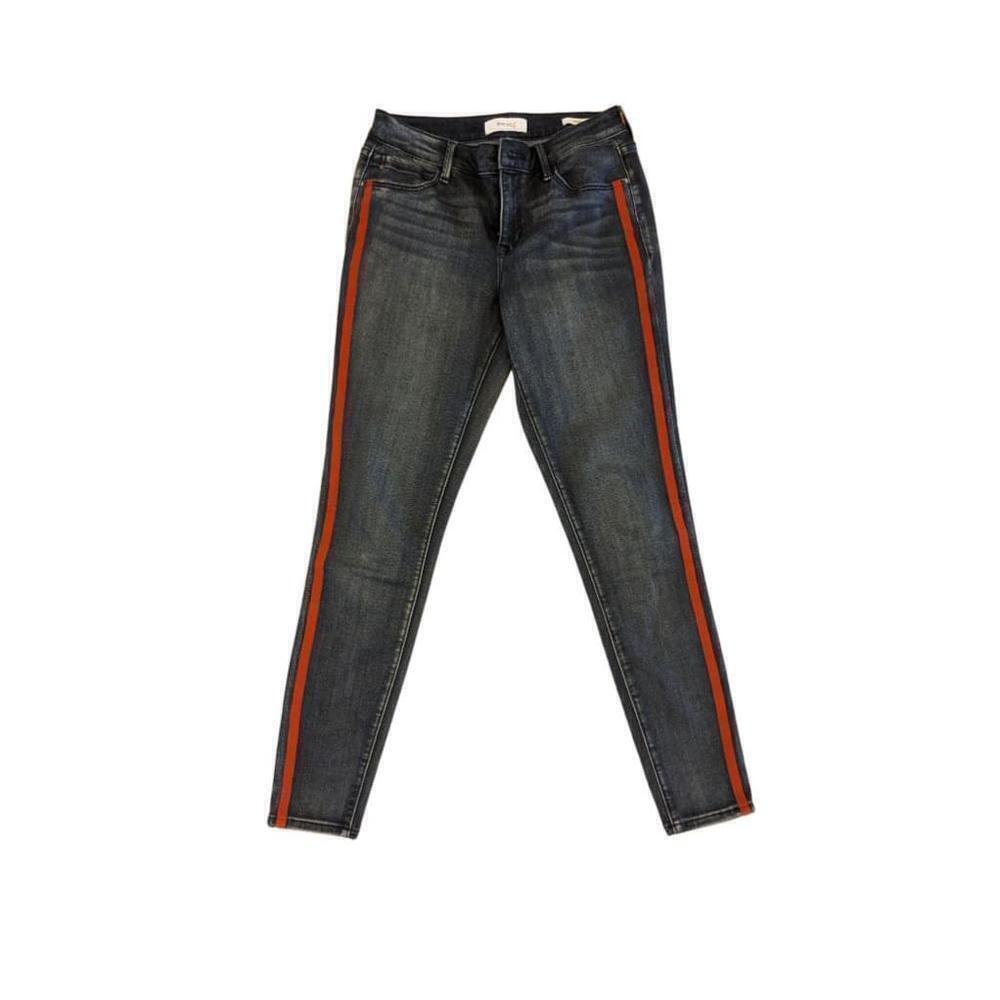 Women's Skinnygirl The Skinny Jeans - Size 28 Blue with Red Stripe